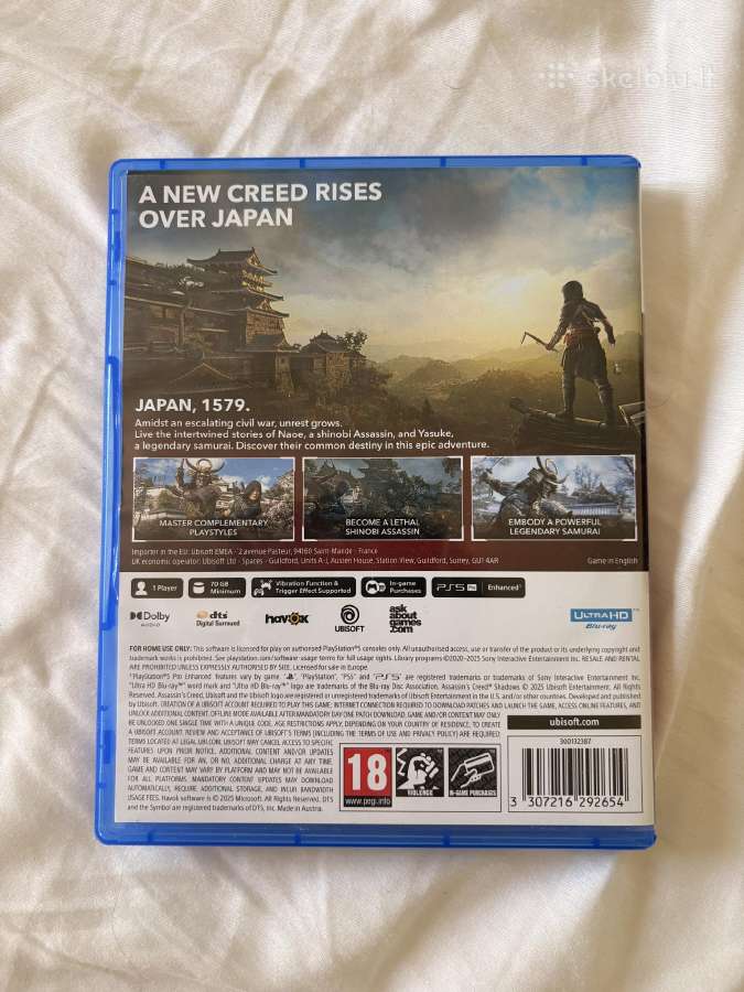 Ps5 Assassins Creed Shadows - nuotraukos Nr. 2