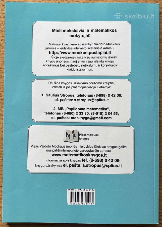 10 klasės matematikos Pupp užduočių knyga su ats. - nuotraukos Nr. 2