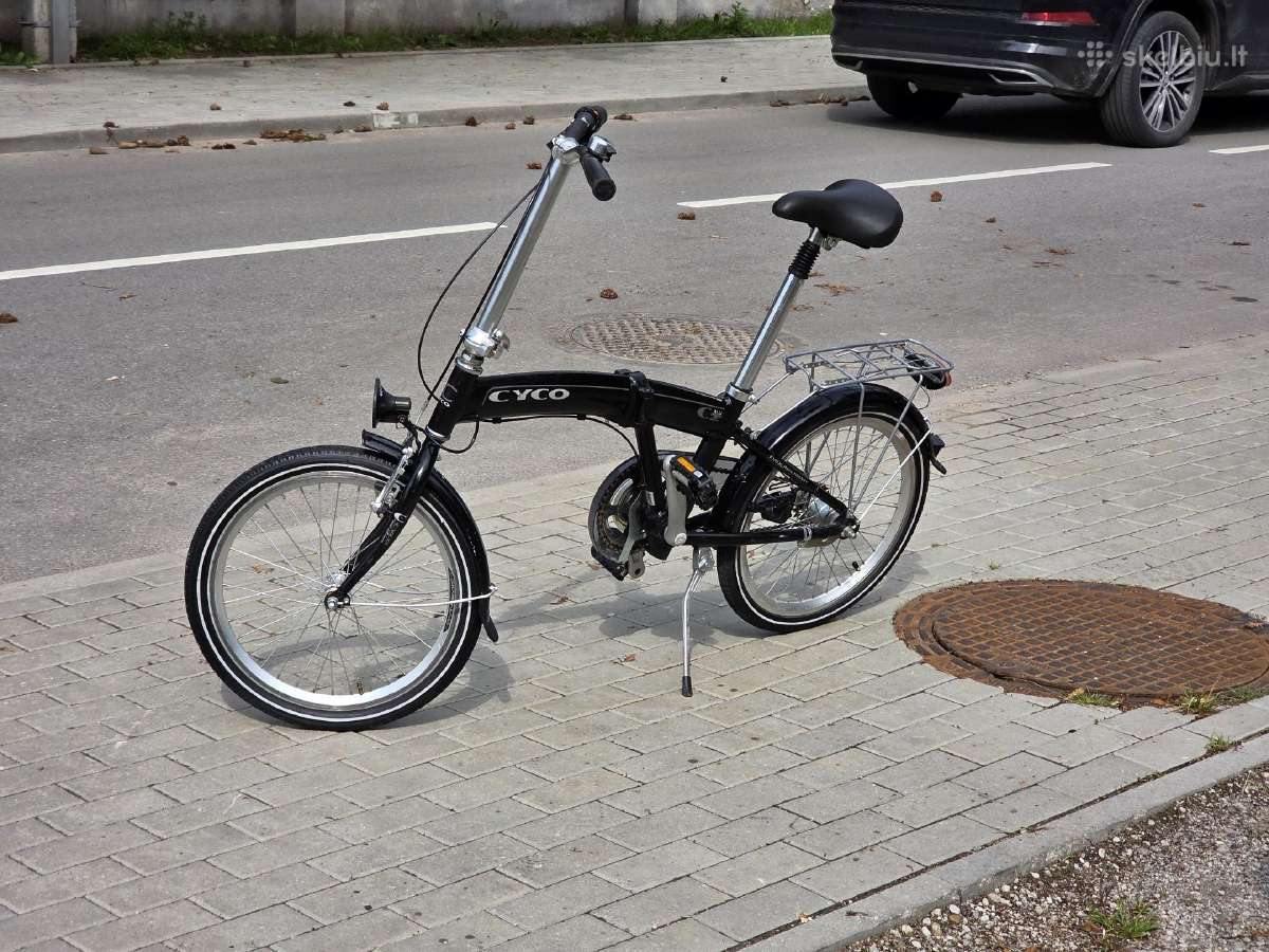 Sulankstomas aliumininis dviratis Cyco (20")