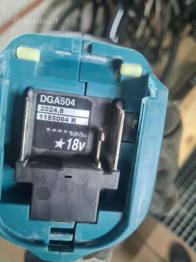Makita Dga504 type II + baterija - nuotraukos Nr. 2