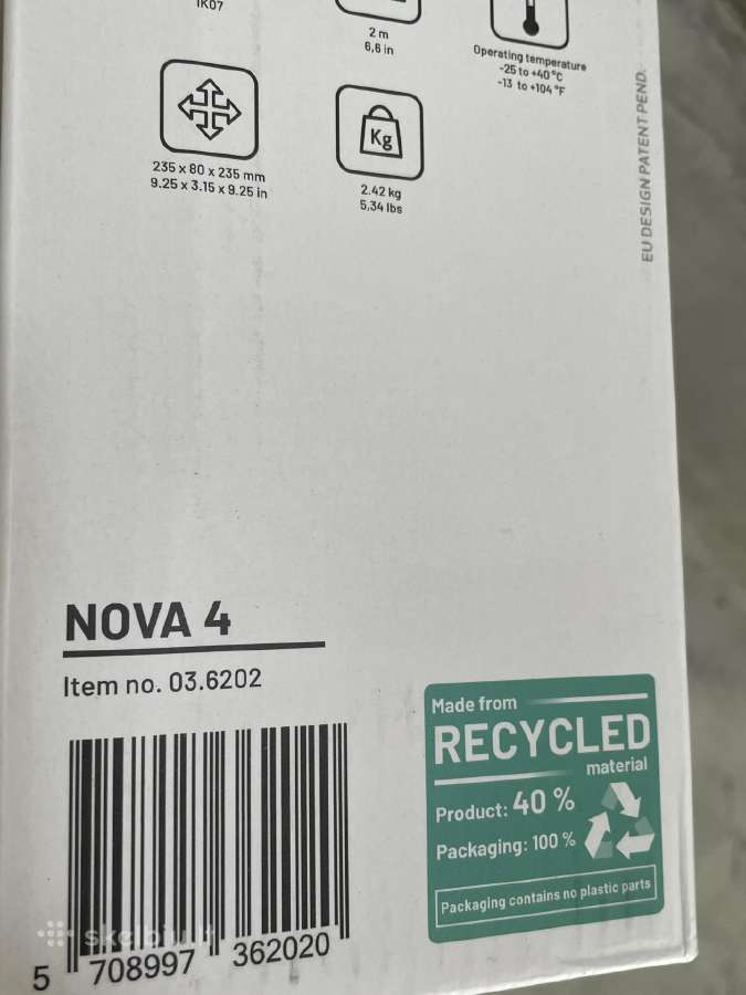 Scangrip šviestuvas 4000 lumen - nuotraukos Nr. 4