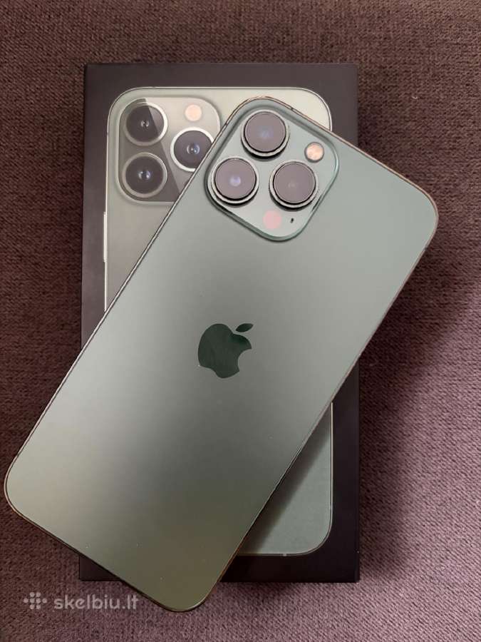 iPhone 13 Pro Max 256gb Green 9/10 86% baterijа - nuotraukos Nr. 2