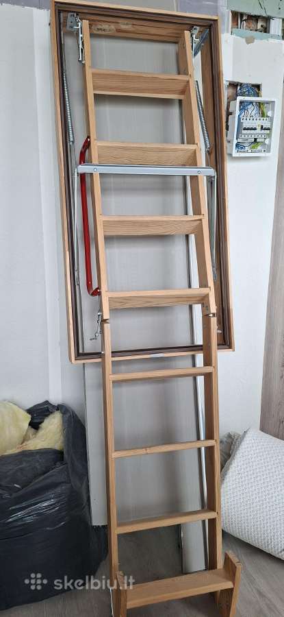 Palėpės laiptai Optistep Ole Thermo (60x120 cm, au