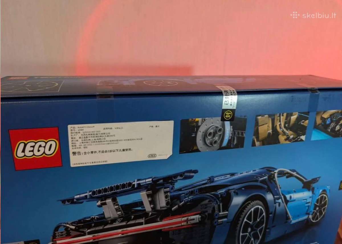 Lego Technic 42083 Bugatti Chiron - nuotraukos Nr. 2