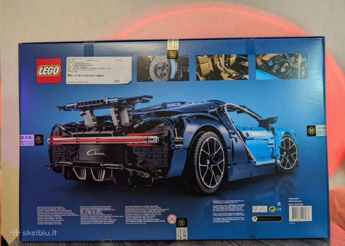 Lego Technic 42083 Bugatti Chiron - nuotraukos Nr. 3