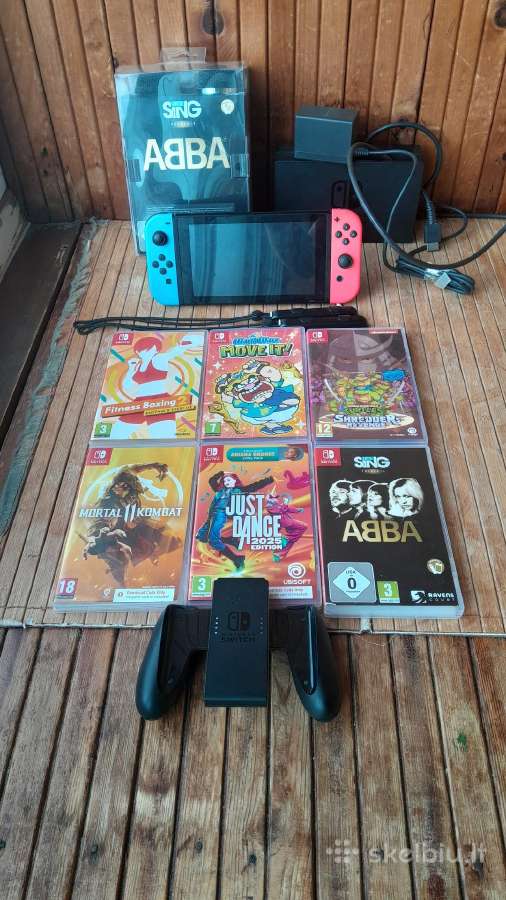 Nintendo Switch V2 (2019 metų) Bundle