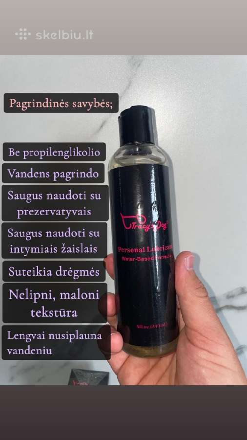 Vandens pagrindo lubrikantas Tracys Dog 240 ml - nuotraukos Nr. 2
