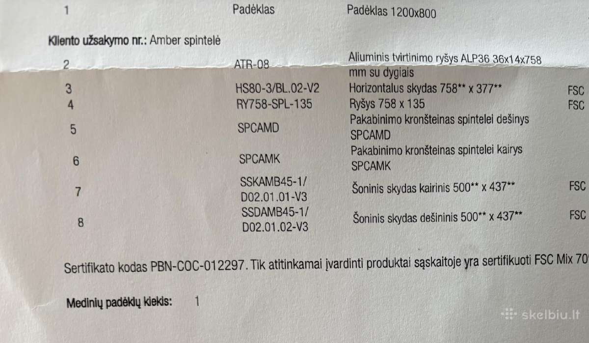 Vonios spintelės be stalčių - nuotraukos Nr. 6