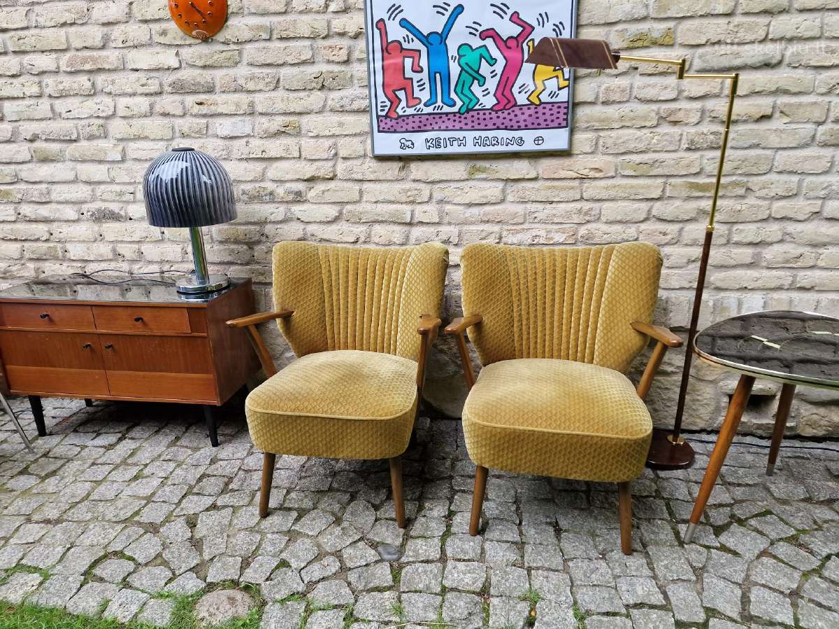 Vintažiniai mid century spyruokliniai foteliai - nuotraukos Nr. 38