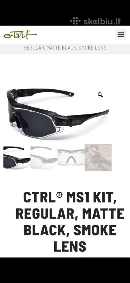 Ctrl užsitamsinantys akiniai
