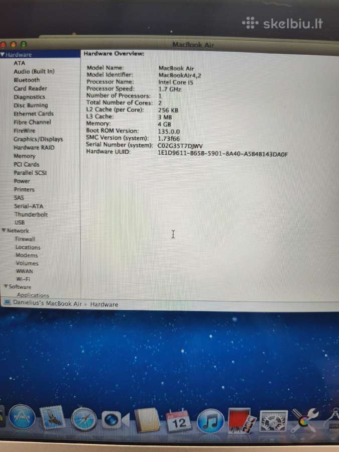 Apple MacBook Air 13" - nuotraukos Nr. 6