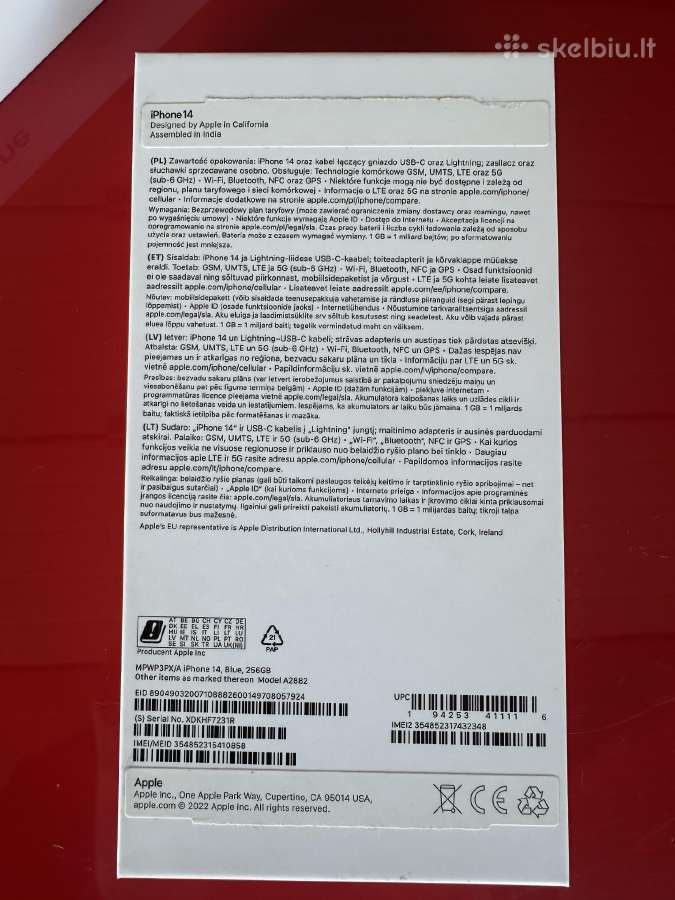 iPhone 14 256gb