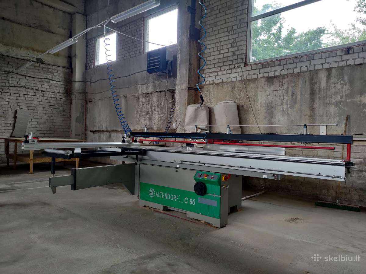 Formatinio pjovimo stalkės Altendorf C90