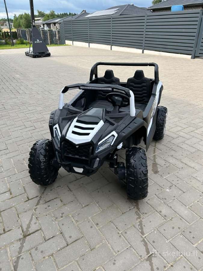 Vaikiškas elektromobilis Buggy Atv 24v 14ah, 4x200