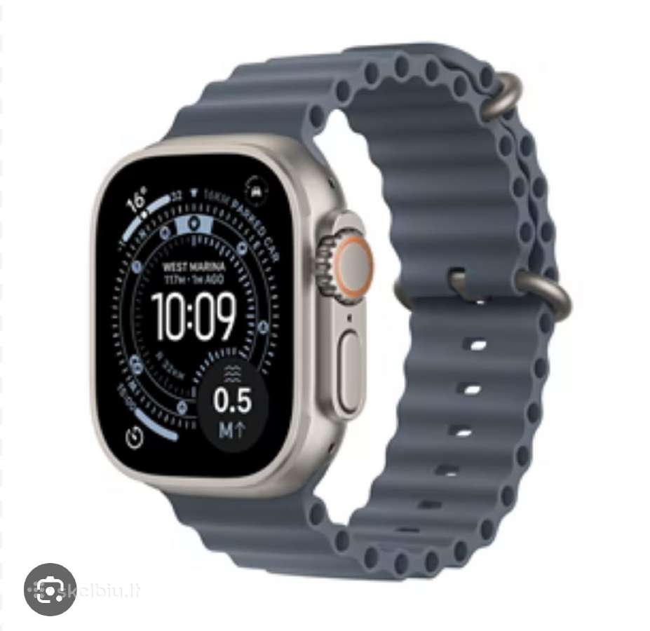 Apple Watch Ultra 3, 49 mm, Ocean Band, natural ti