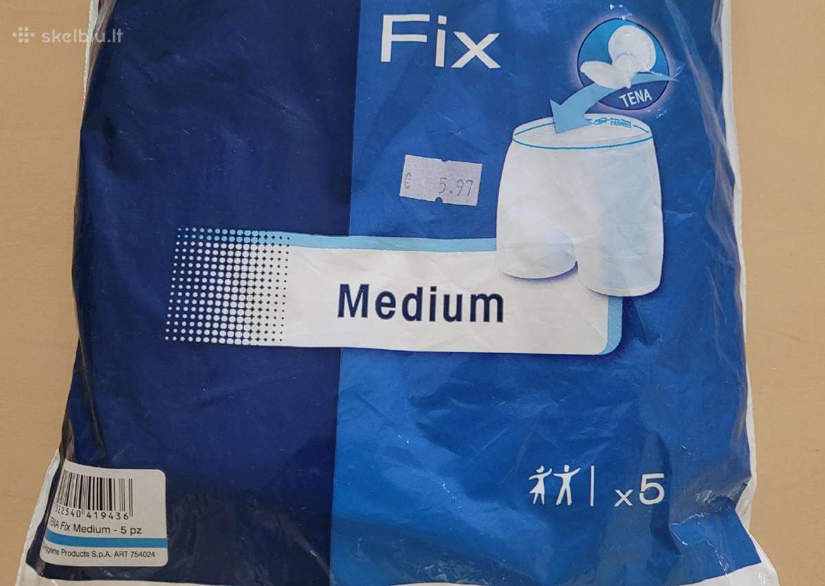 Tena fix kelnaitės M dydžio 5vnt - nuotraukos Nr. 2
