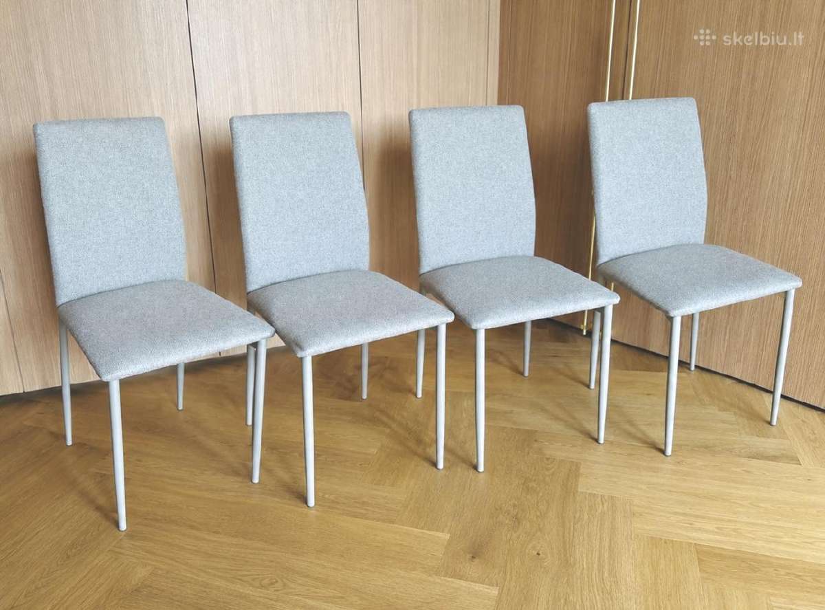 4 modernios valgomojo kėdės