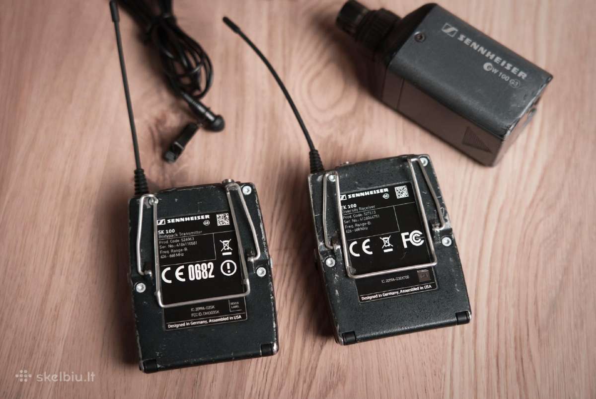 Sennheiser Ew 100-eng G3. 566-608 MHz - nuotraukos Nr. 10