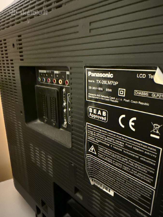 Panasonic televizorius Tx-26lm70p