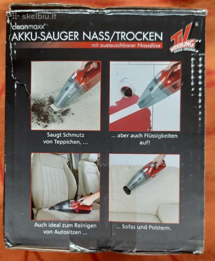 Belaidis rankinis dulkių ir grindų siurblys,naujas - nuotraukos Nr. 4