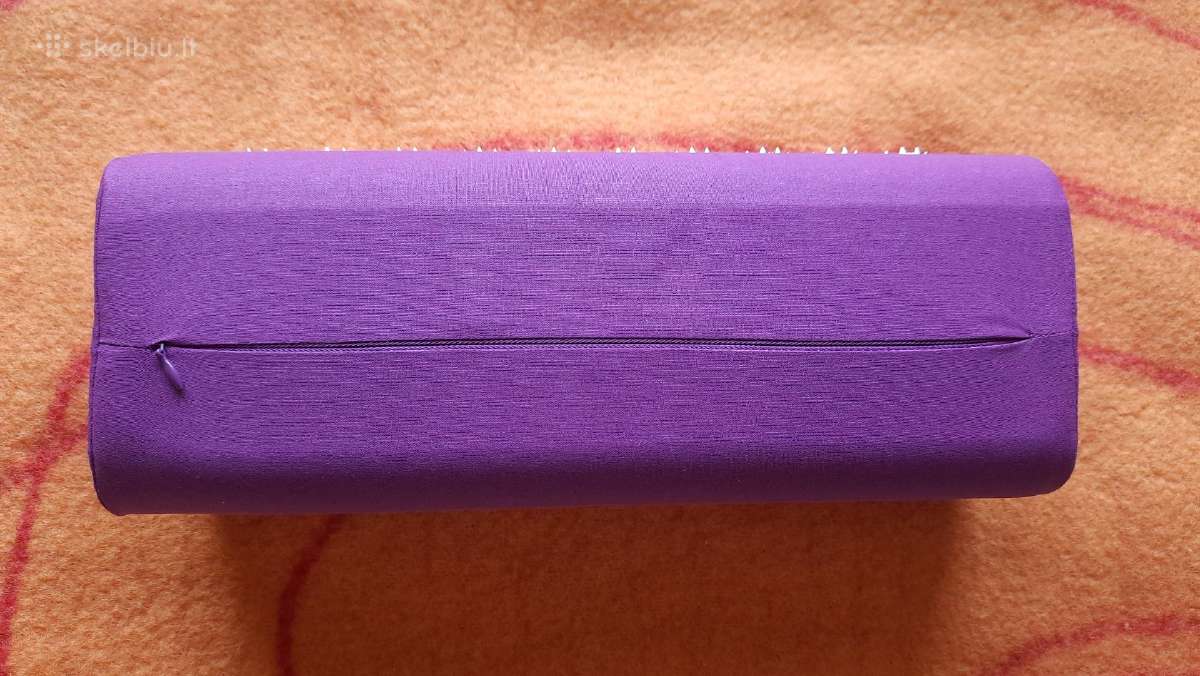 Akupunktūrinė masažinė pagalvė, violetinė, nauja - nuotraukos Nr. 4