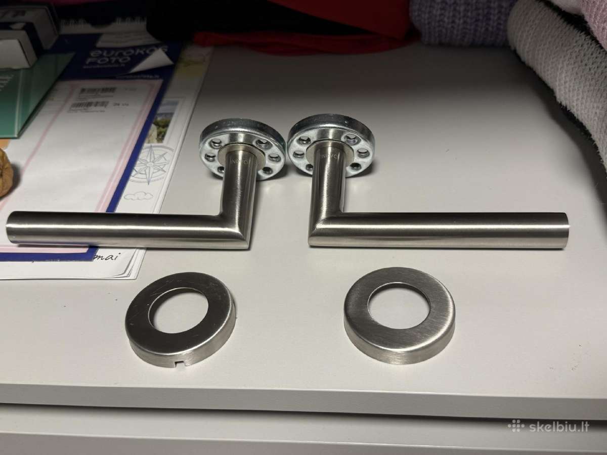 Inovo Tl07 Inox durų rankenos 5 komplektai - nuotraukos Nr. 4