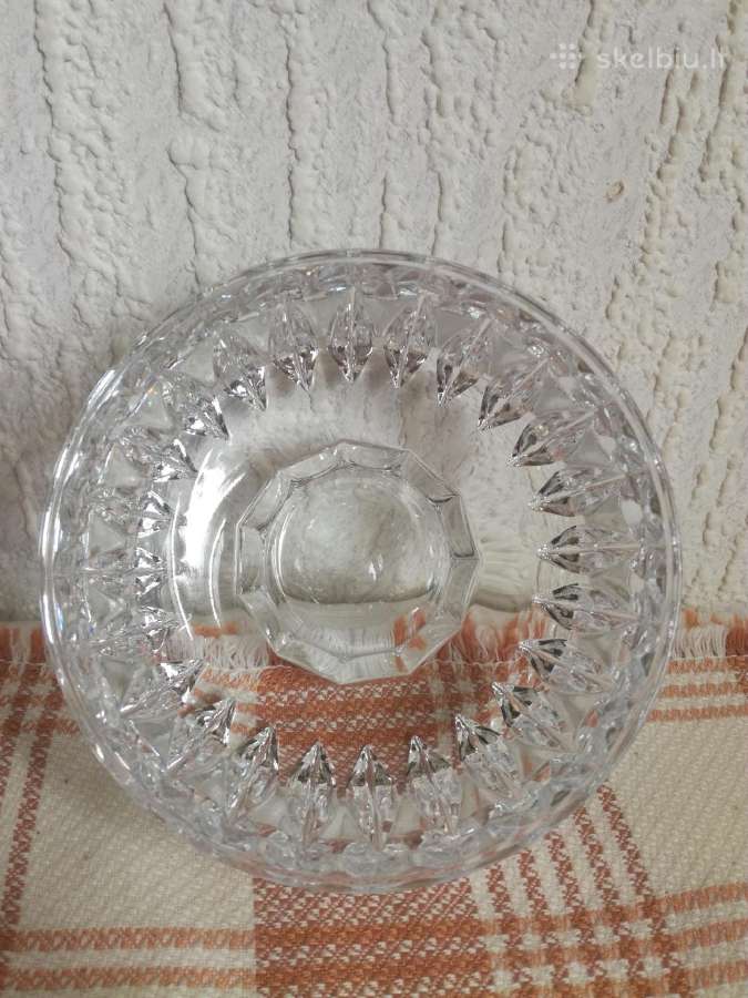 Storo,blizgaus krištolo,raštuotas indelis - nuotraukos Nr. 4