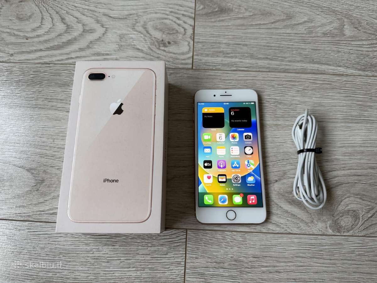 Parduodamas iPhone 8 Plus 64gb Gold