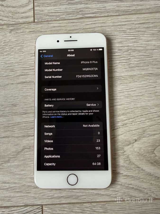 Parduodamas iPhone 8 Plus 64gb Gold - nuotraukos Nr. 4