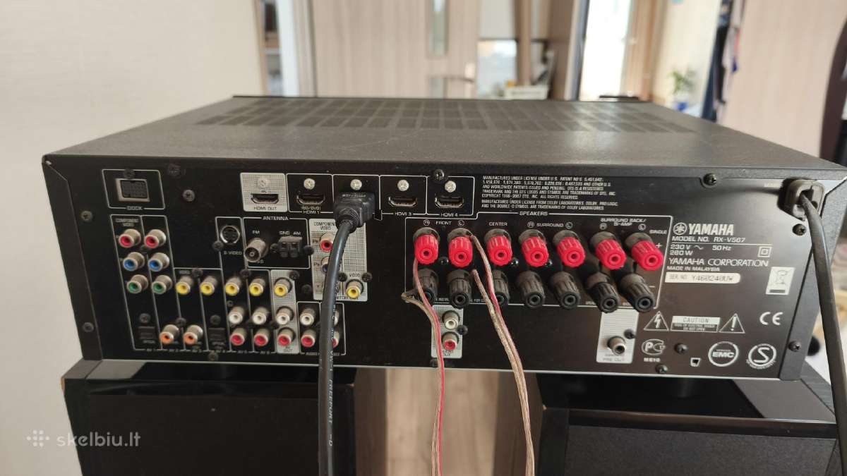 Parduodamas Yamaha Rx-v567 AV resyveris+ Jamo S606