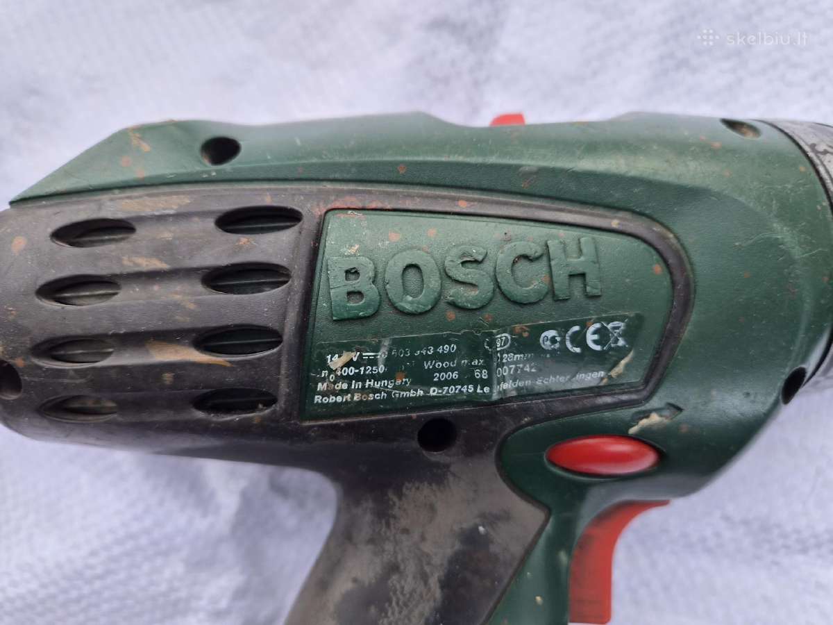 Bosch akumuliatorinis suktuvas - nuotraukos Nr. 2