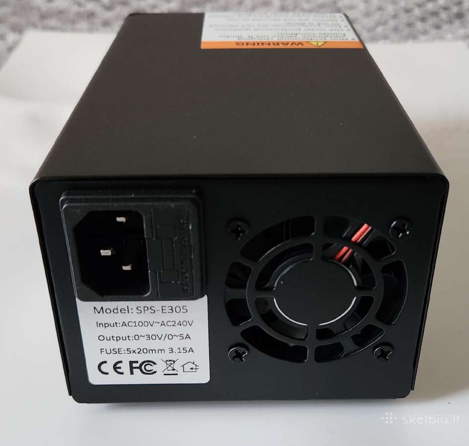 Maitinimo šaltinis / įkroviklis - 30v / 5a / 150w - nuotraukos Nr. 2