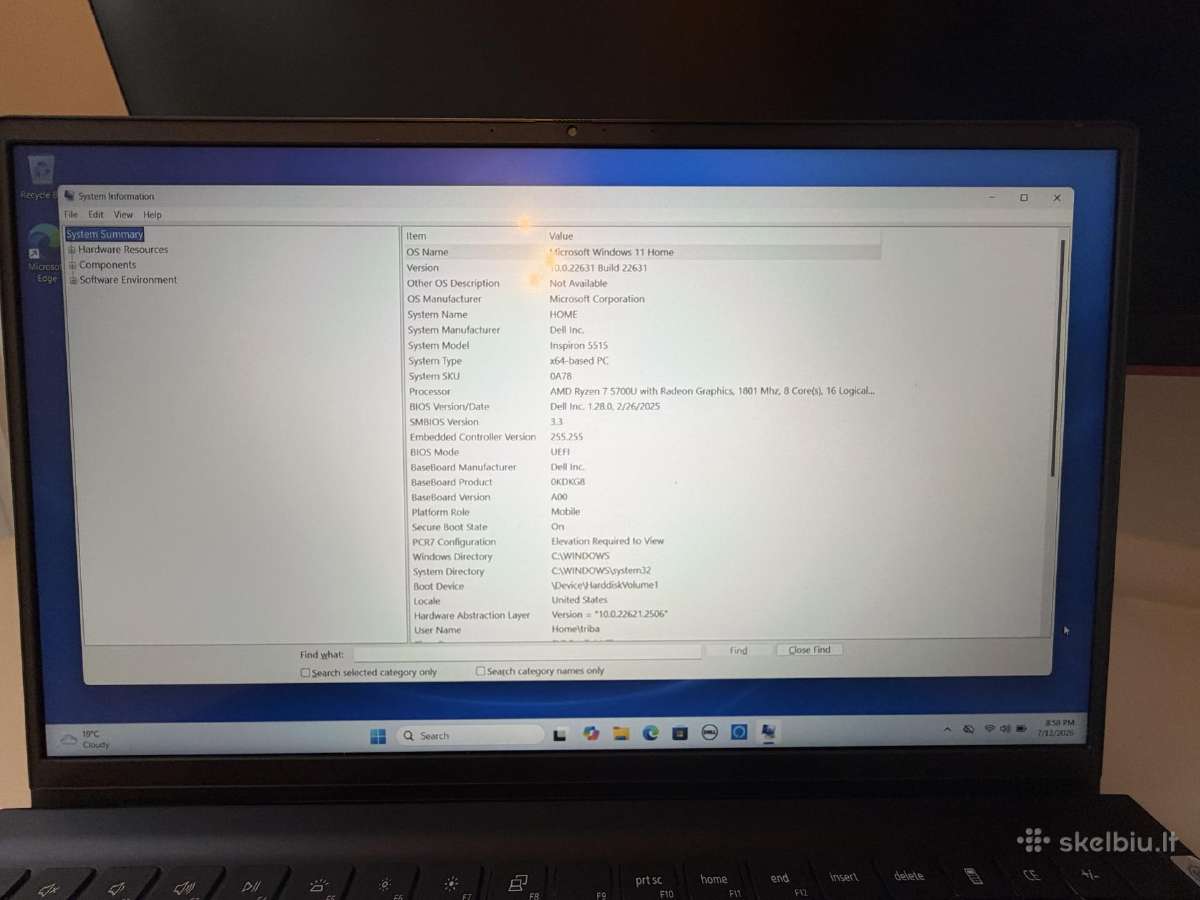 Dell Inspiron 5515 - nuotraukos Nr. 4