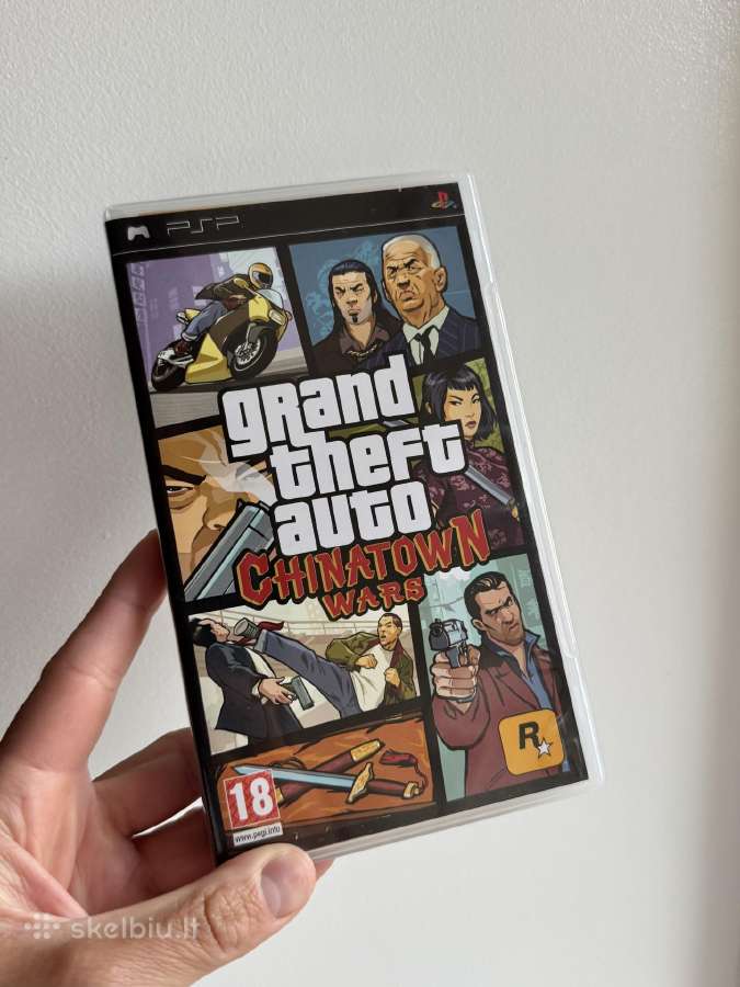 Grand Theft auto China town wars PSP žaidimas