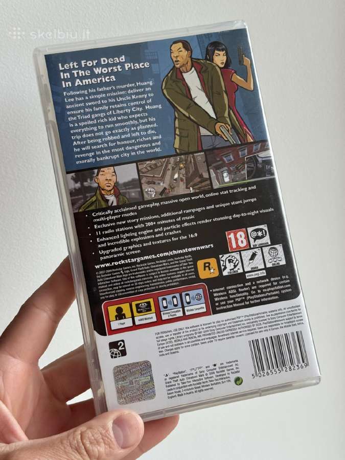 Grand Theft auto China town wars PSP žaidimas - nuotraukos Nr. 3