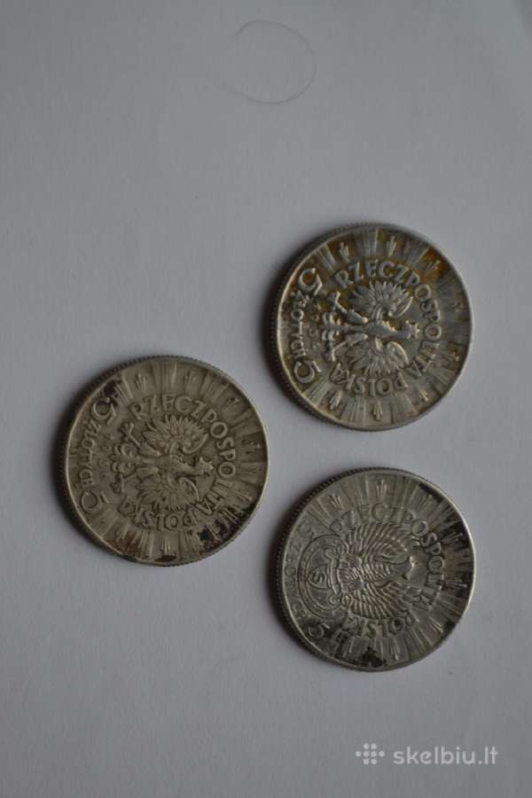 5zlotai Pilsuckis 1934,1936,1934 Legionas - nuotraukos Nr. 2