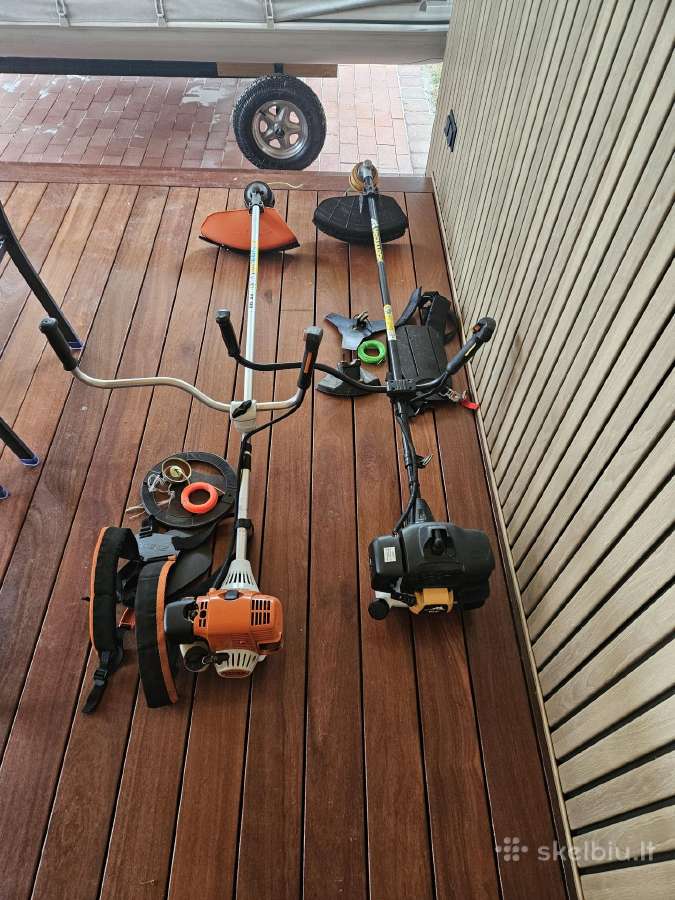 Trimeriai stihl FS 130 ir Mcculloch B43bt