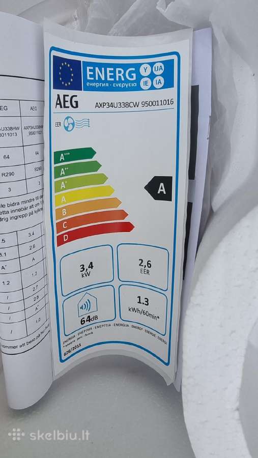Naujas Aeg Axp34u338cw+, tinka 50 m6+ garantija - nuotraukos Nr. 12