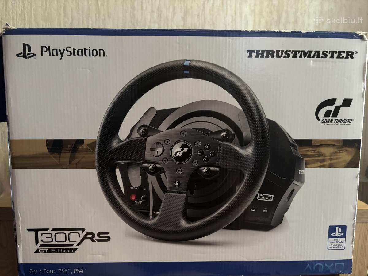 Thrustmaster T300rs GT edition žaidimų vairas