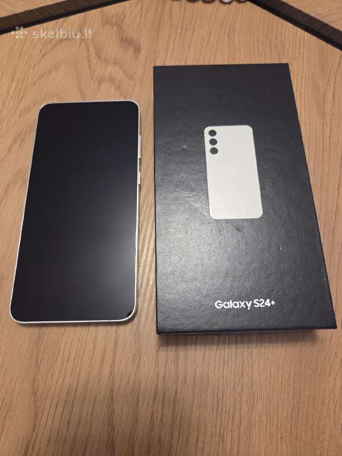 Samsung galaxy S24+ Amber Yellow nepriekaištingas.