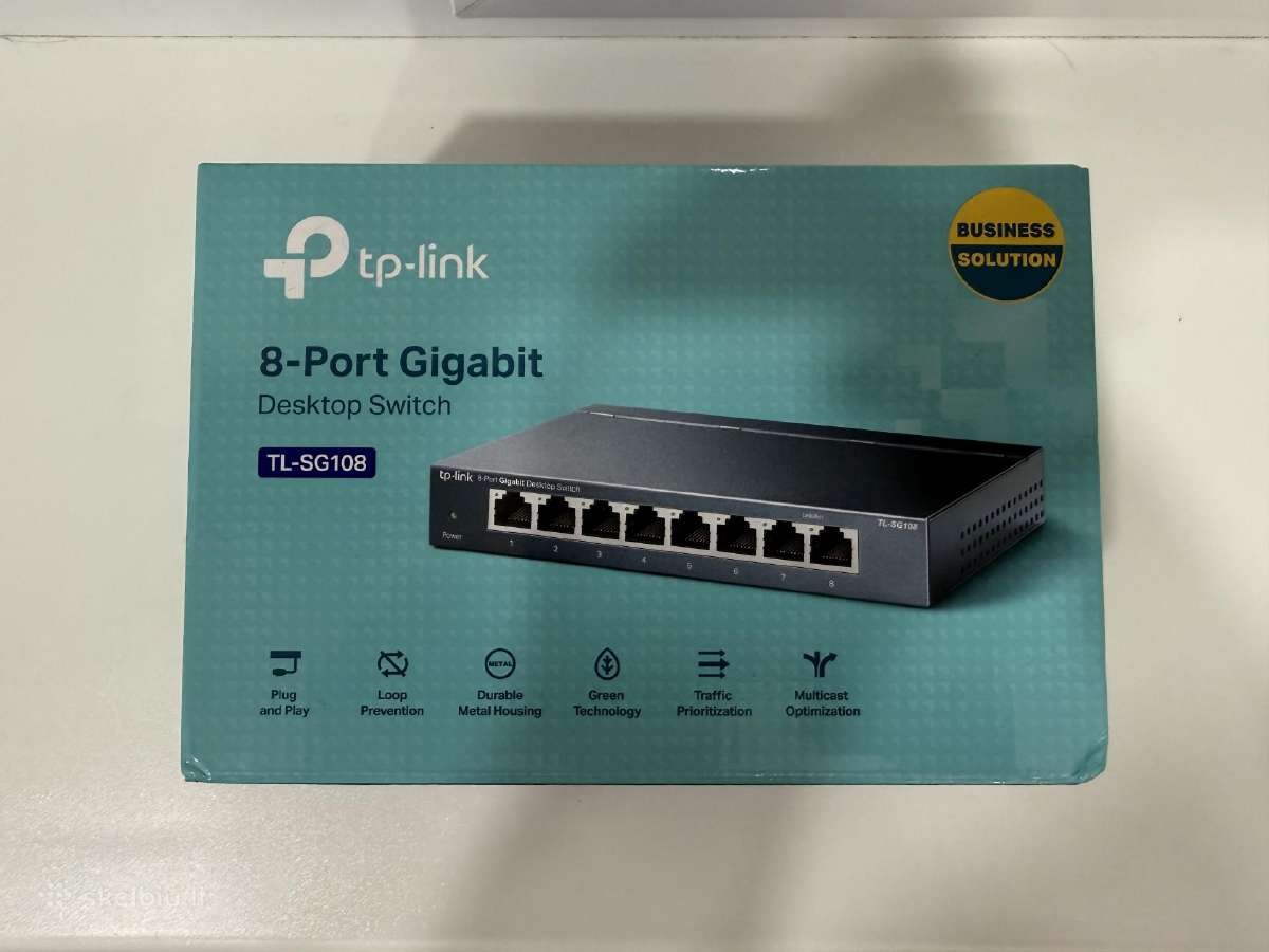 Tp-link Tl-sg108 tinklo komutatorius (switch) - nuotraukos Nr. 7