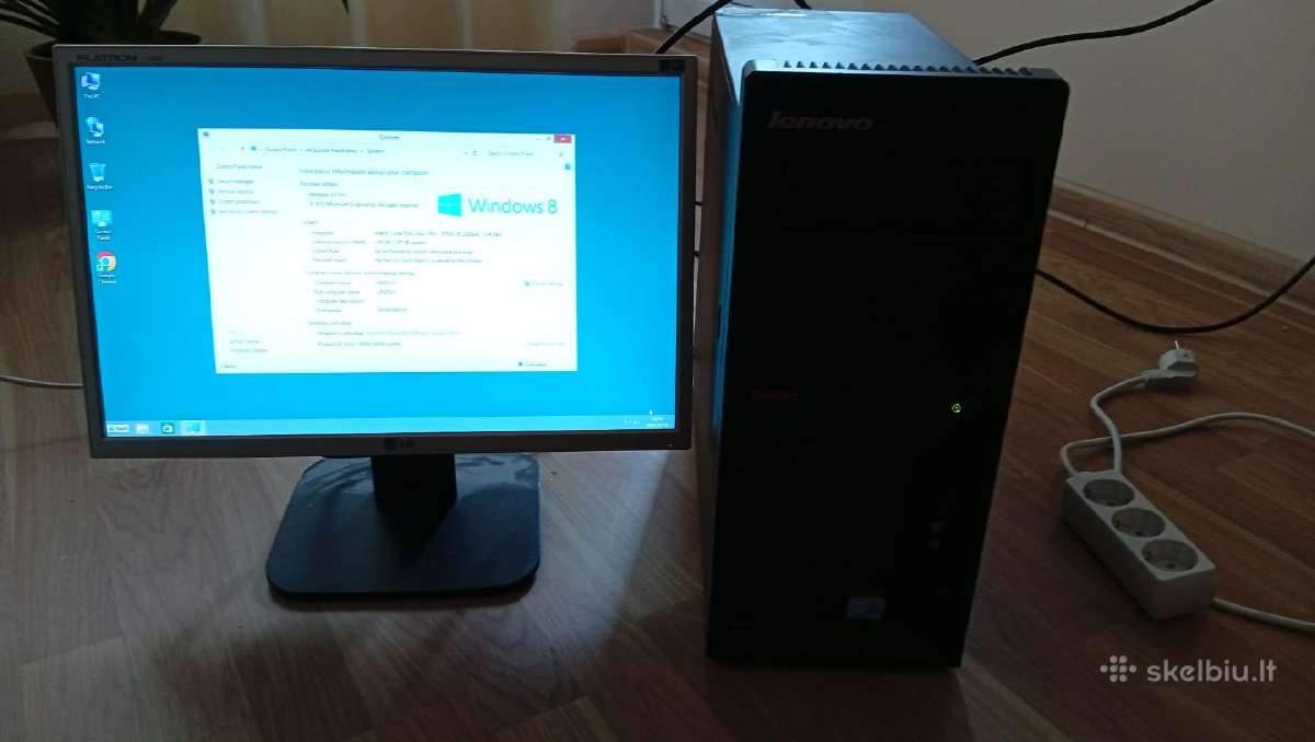 Stacionaras su 19" monitorium ir belaide pele klav