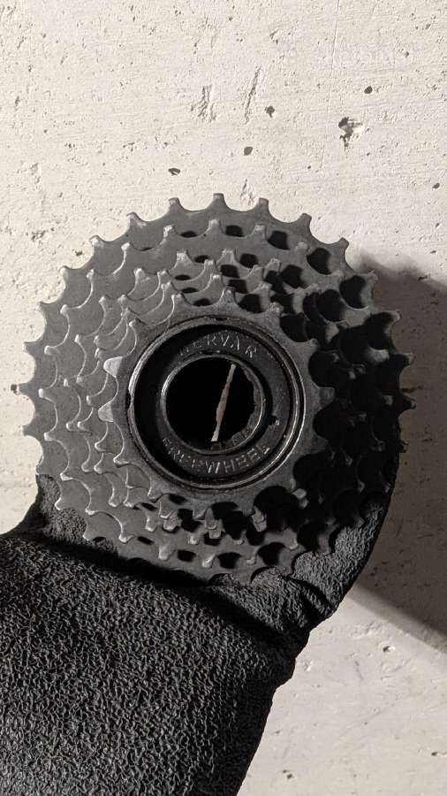 Užsukama dviračio kasetė 6 speed freehub - nuotraukos Nr. 2