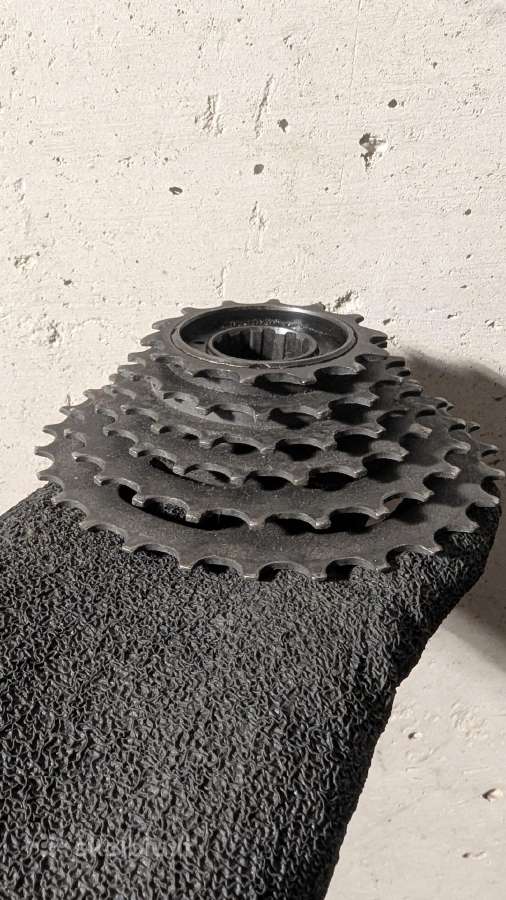 Užsukama dviračio kasetė 6 speed freehub - nuotraukos Nr. 3