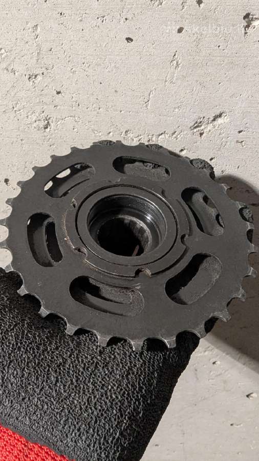 Užsukama dviračio kasetė 6 speed freehub - nuotraukos Nr. 4