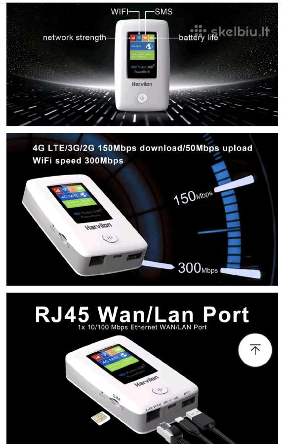 4G Esim/sim Mf68z Wireless Router