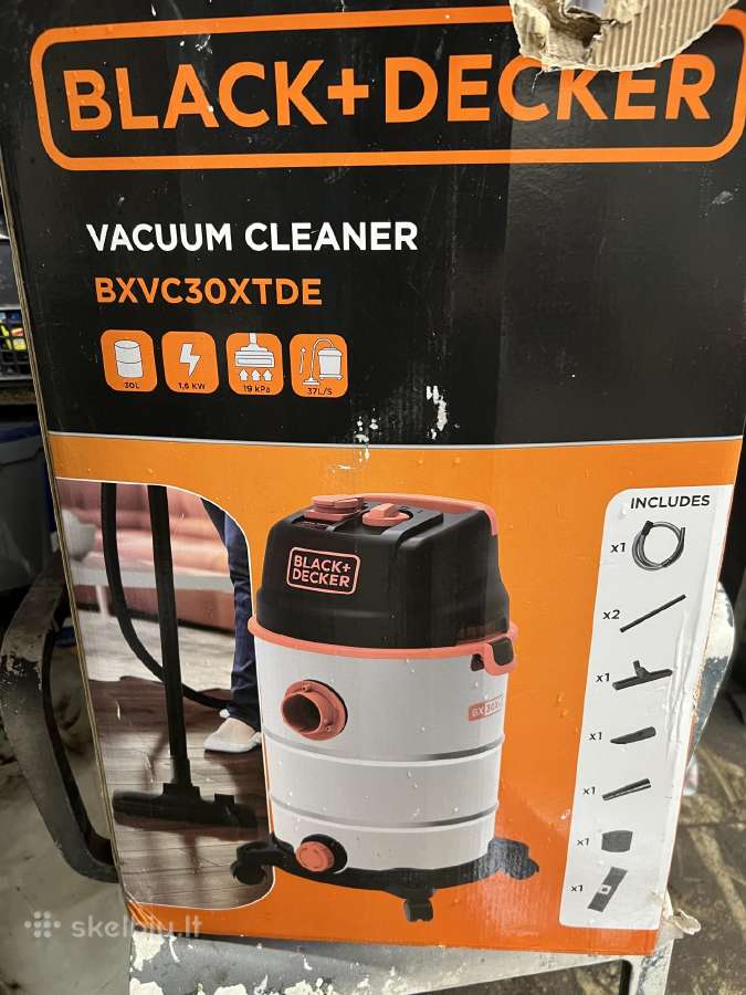 Statybinis dulkių siurblys Black & Decker Bxvc30xt