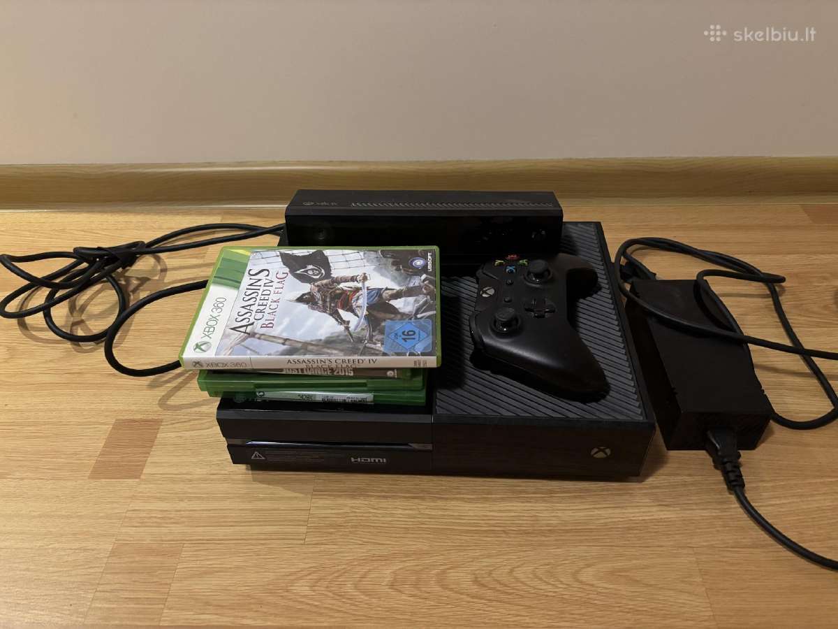Xbox One 500gb + Kinect + 4 žaidimai - nuotraukos Nr. 2