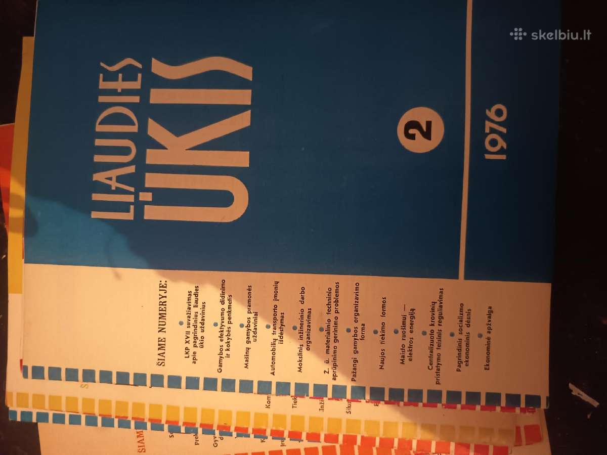 Žurnalų rinkinys „Liaudies ūkis“ (1976–1980 m.) - nuotraukos Nr. 2