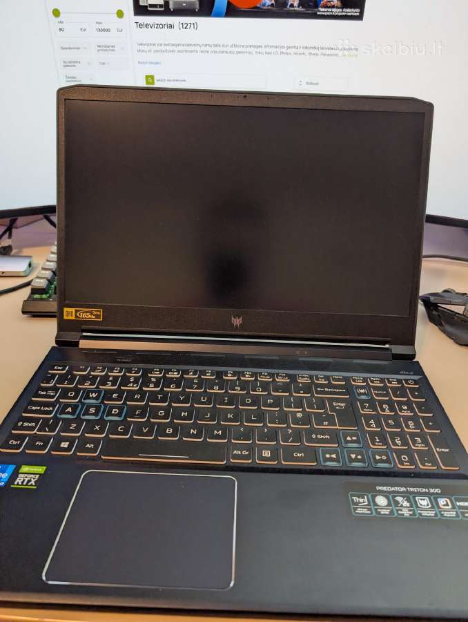 Acer Triton Intel i7, Rtx 3080, Qhd - nuotraukos Nr. 5